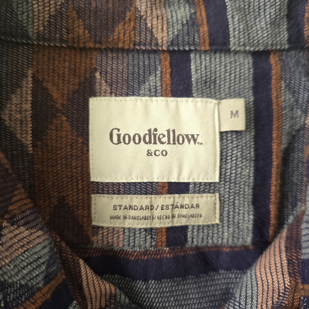 Goodfellow Aztec Print Button Front Shirt - Picture 3 of 4